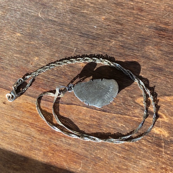 Vintage Kathy Yazzie Boulder Turquoise Necklace - Picture 6 of 8